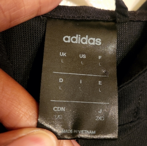 Adidas | Men's Essentials Black Windbreaker Hooded Track Jacket (Size Large) - Picture 3 of 15